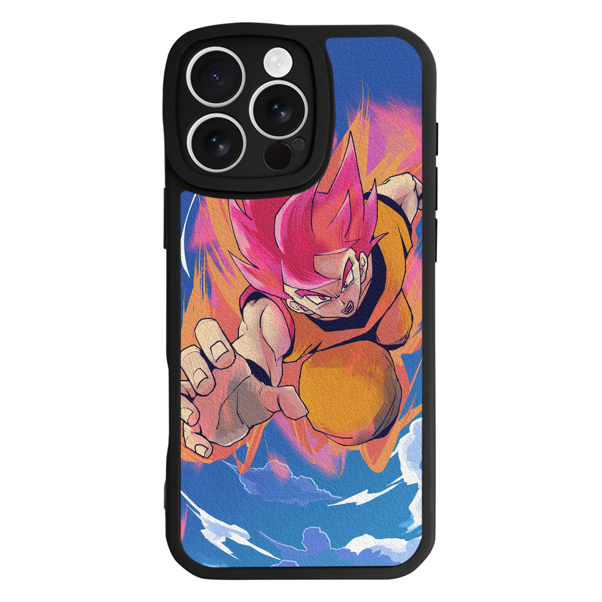 （画像用） ドラゴンボール DRAGON BALL 【iPhone 16シリーズ対応】シリコンスマホケース（レザー調） 材質：シリコン